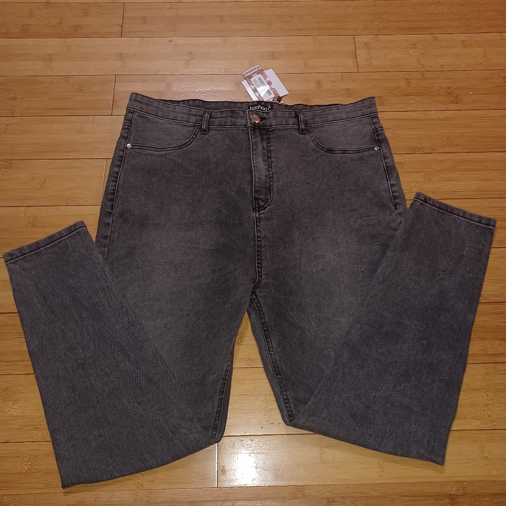 Boohoo acid wash Jeans